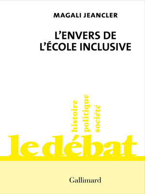cover image of L'envers de l'école inclusive